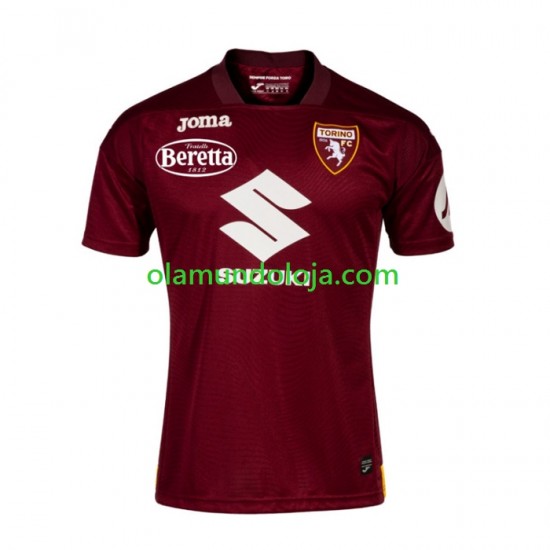 Camisola Torino Homem Equipamento Primeiro 2023-2024 Manga Curta